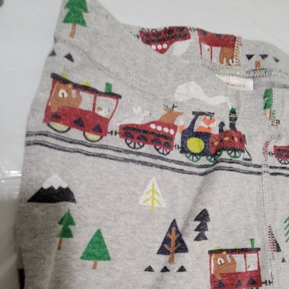 HANNA ANDERSSON Train Long John Pajama Set - 140 OR 10 (PRE-OWNED) - Picture 7 of 12